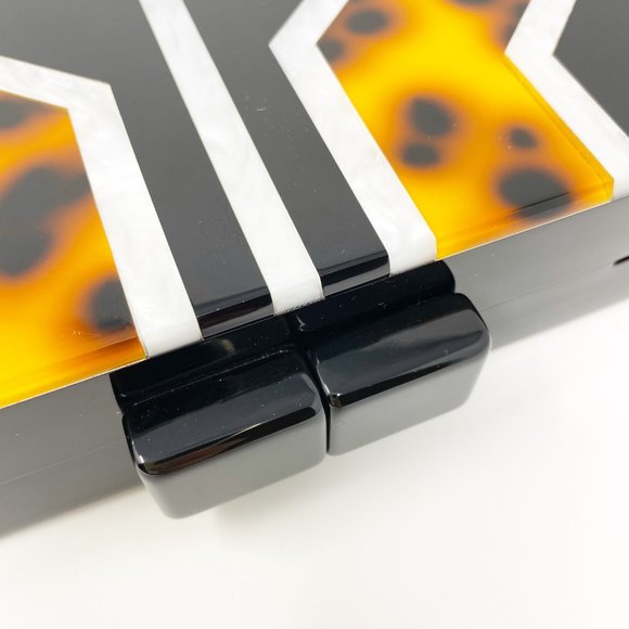 Acrylic Party Box in Geometric Tortoise - Picture 7 of 12